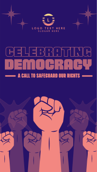 International Day of Democracy YouTube Short Design