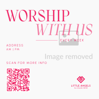 Serene Sunday Church Service Instagram post Image Preview