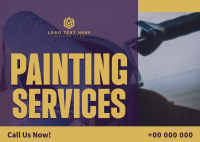 Painting Services Postcard Image Preview