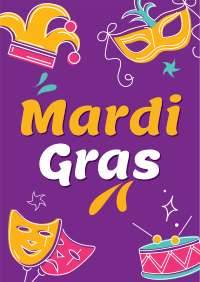 Mardi Gras Poster Image Preview