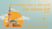 Eid Al Adha Greeting Animation Design