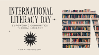 International Literacy Day Facebook Event Cover Design