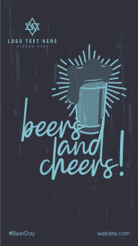 Cheers and Beers Facebook Story Design