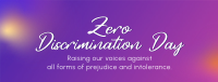 Zero Discrimination Day Facebook cover Image Preview