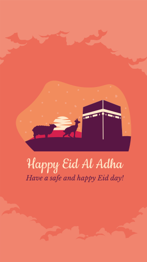 Eid Al Adha Kaaba Instagram story Image Preview