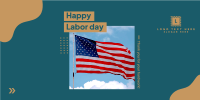 Labor Day Celebration Twitter Post Design