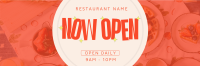 Quirky Restaurant Business Twitter Header Image Preview