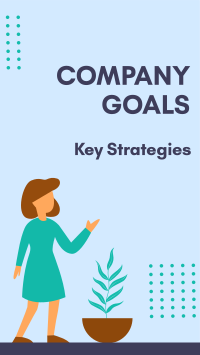 Startup Company Goals Instagram story Image Preview