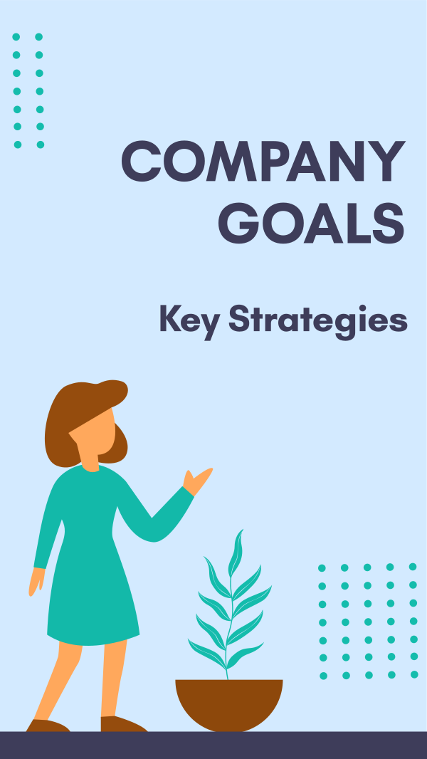 Startup Company Goals Instagram Story Design Image Preview