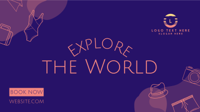 Explore the World Facebook event cover Image Preview