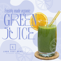 Fresh Healthy Drink Instagram Post Design