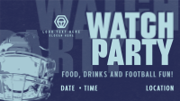 Football Watch Party Animation Preview
