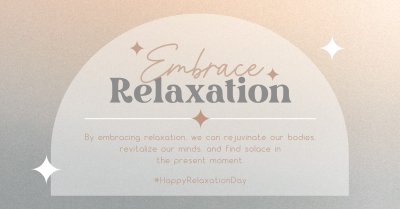Embrace Relaxation Facebook ad Image Preview