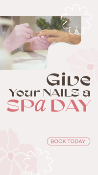 Nail Spa Day Facebook story Image Preview