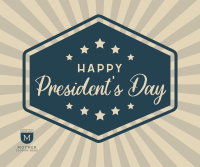 Happy Presidents Day Facebook Post Design