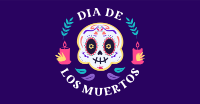 Day of the Dead Badge Facebook ad Image Preview