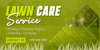 Lawn Care Maintenance Twitter Post Design