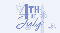 4th of July Text Video Image Preview