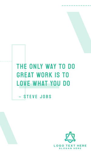 Love What You Do Facebook story Image Preview