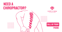 Book Chiropractor Services Facebook Ad Design