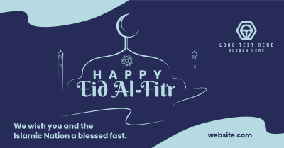 Eid Al-Fitr Strokes Facebook ad Image Preview