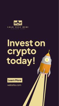 Crypto to the Moon Instagram reel Image Preview