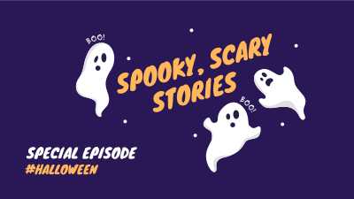 Spooky Podcast Zoom Background Image Preview