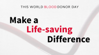Simple Blood Donor Drive Video Design