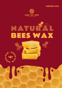 Naturally Made Beeswax Flyer Image Preview