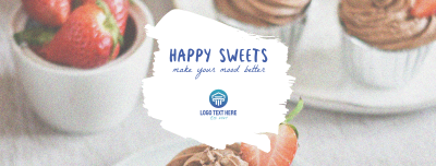 Happy Sweets Cafe Facebook cover Image Preview