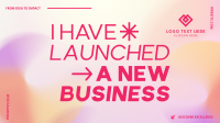 New Business Launch Gradient Facebook event cover Image Preview