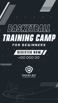 Basketball Training Camp YouTube Short Image Preview