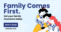 Family Comes First Facebook Ad Design