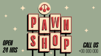 Pawn Shop Retro Facebook Event Cover Design