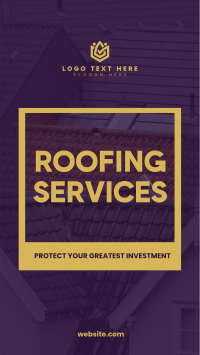 Roofing Service Investment TikTok video Image Preview