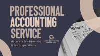 Stress-free Accounting Facebook Event Cover Design