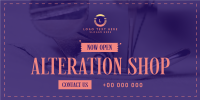 Alteration Shop Twitter Post Design