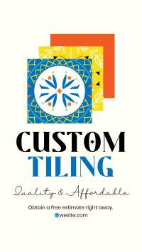 Custom Tiles Instagram story Image Preview