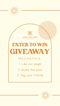 Giveaway Entry Facebook Story Design