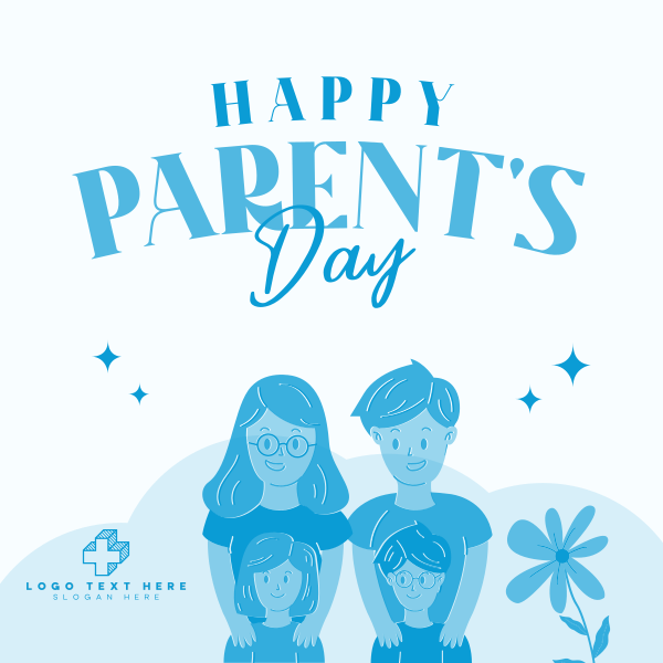 Parents Day Celebration Instagram Post Design