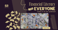 Financial Literacy Podcast Facebook ad Image Preview