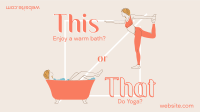 This or That Wellness Facebook Event Cover Design