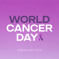 Minimalist World Cancer Day Instagram post Image Preview