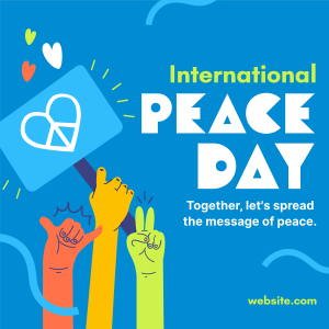 United for Peace Day Instagram post Image Preview