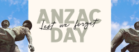 Anzac Day Soldiers Facebook Cover Design
