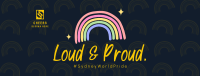 Pride Rainbow Facebook cover Image Preview