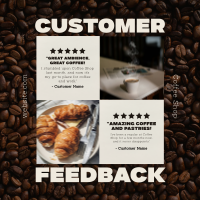 Modern Coffee Shop Feedback Linkedin Post Image Preview