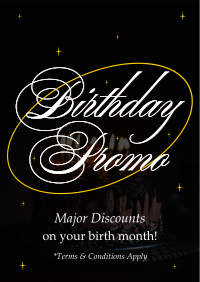 Birthday Promo Flyer Design