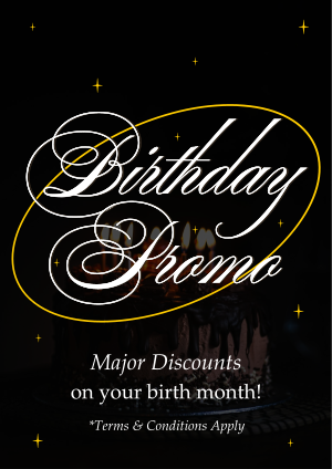 Birthday Promo Flyer Image Preview