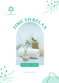Time to Relax Flyer Design